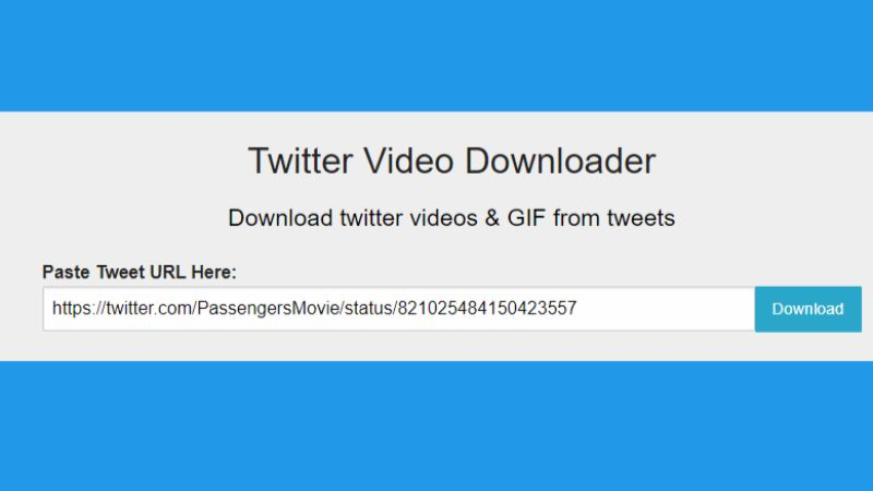 Các cách tải xuống video Twitter không có hình mờ