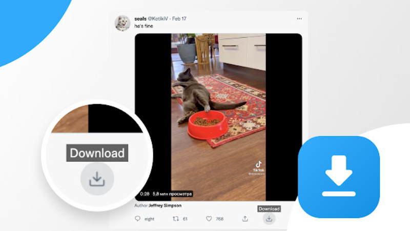 How do I download a Twitter video?