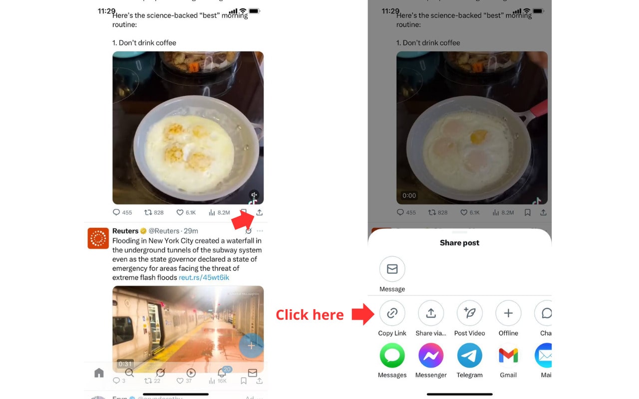 Copy the link